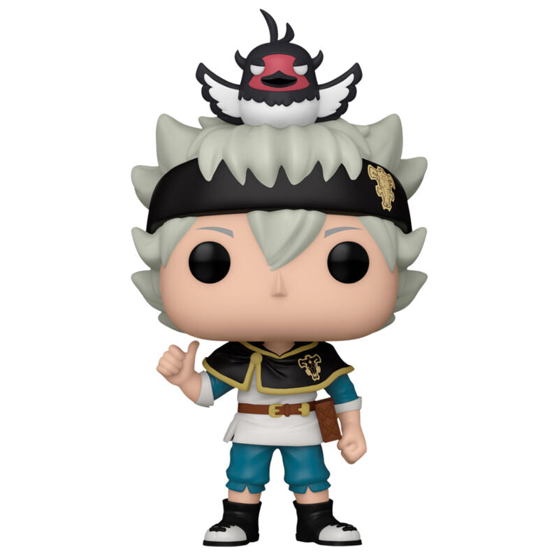 Vue détaillée de la figurine Funko POP Asta Black Clover avec ses couleurs vives et finition soignée