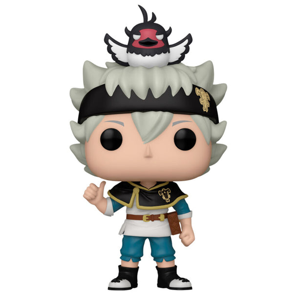 Vue détaillée de la figurine Funko POP Asta Black Clover avec ses couleurs vives et finition soignée