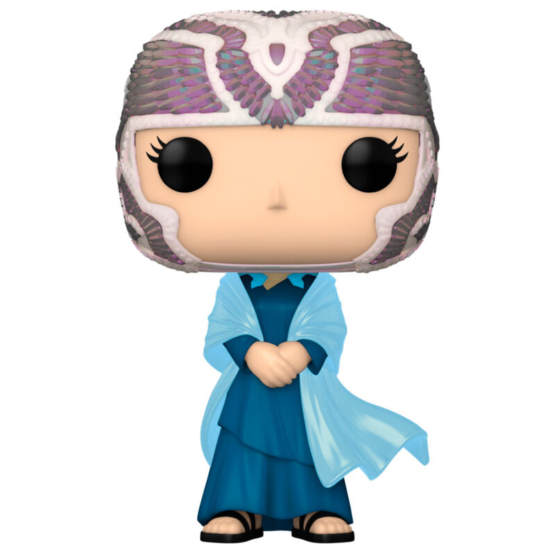 Packaging de la figurine Funko POP Princess Irulan Dune 2 montrant les détails et le design officiel de la boîte