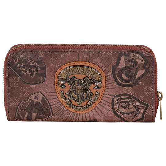 Portefeuille Harry Potter Pride KARACTERMANIA vue de face avec design coloré et logo distinctif