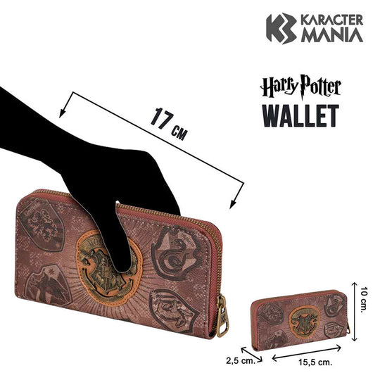 Vue latérale du portefeuille KARACTERMANIA montrant son épaisseur de 2,5 cm et sa compacité
