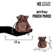 Portefeuille Harry Potter Pride ouvert montrant compartiments intérieurs