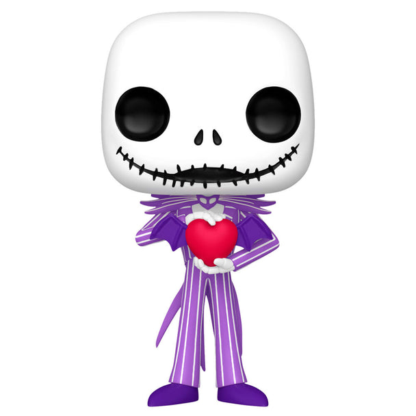 Figurine Funko POP Jack Skellington en vinyle de 9 cm dans sa boîte cadeau avec fenêtre transparente, vue de face