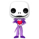 Figurine Funko POP Jack Skellington en vinyle de 9 cm dans sa boîte cadeau avec fenêtre transparente, vue de face