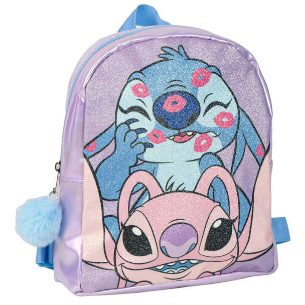 Sac à dos Disney Stitch CERDÁ 23cm vu de face avec le personnage Stitch coloré
