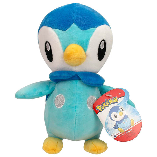 Peluche Tiplouf Pokémon de 20cm vue de face avec détails précis et couleurs vives