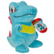 Peluche Totodile Pokémon bleue de 20 cm vue de face avec détails précis et finition soignée