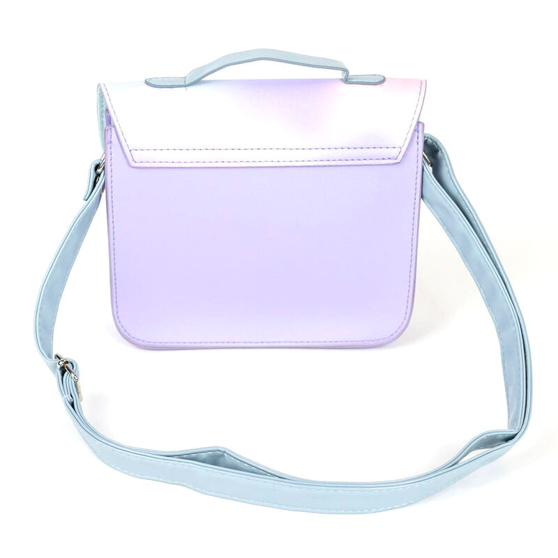 Vue latérale du sac Disney Frozen montrant la sangle ajustable confortable