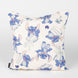 Détail du tissu en polyester et coton du sac shopping Disney Stitch avec ses dimensions affichées.