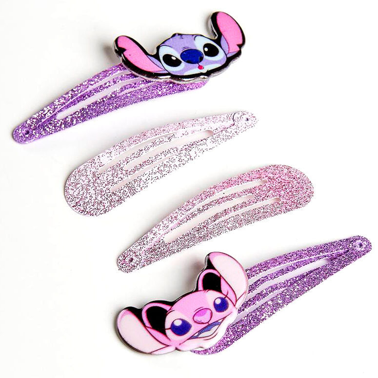 Détail d'une fourchette Disney Stitch CERDÁ montrant le personnage emblématique en relief