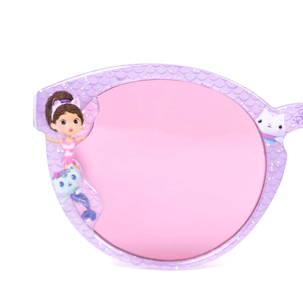 Détail des branches des lunettes Gabby Doll House CERDÁ montrant la finition soignée et le logo de la marque.