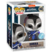 Vue rapprochée de la figurine Funko POP exclusive de Sokka, personnage d'Avatar The Last Airbender, exposée dans sa boîte vitrée