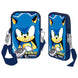 Coque Sonic the Hedgehog vue de côté montrant l'épaisseur de 2 cm et la finition résistante pour smartphone