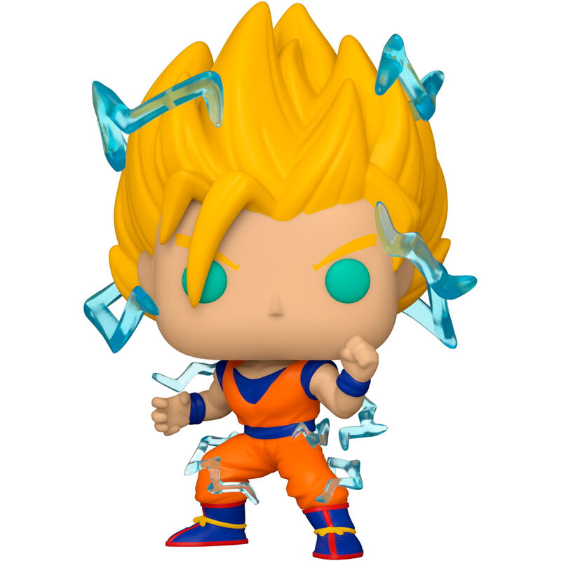 Figurine Funko POP Goku Super Saiyan de Dragon Ball Z en vinyle de 9 cm dans boîte vitrine transparente