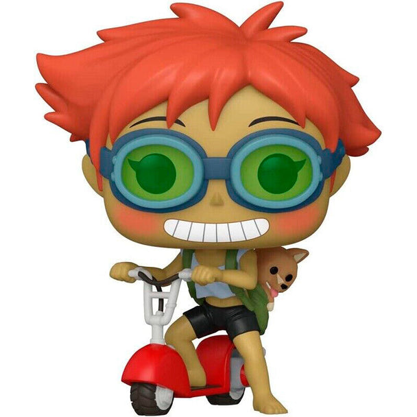 Figurine Funko POP Ed de Cowboy Bebop en vinyle de 9 cm dans sa boîte vitrine
