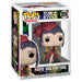 Figurine Funko POP de Faye Valentine de Cowboy Bebop en vinyle, visible dans sa boîte vitrine de 9 cm