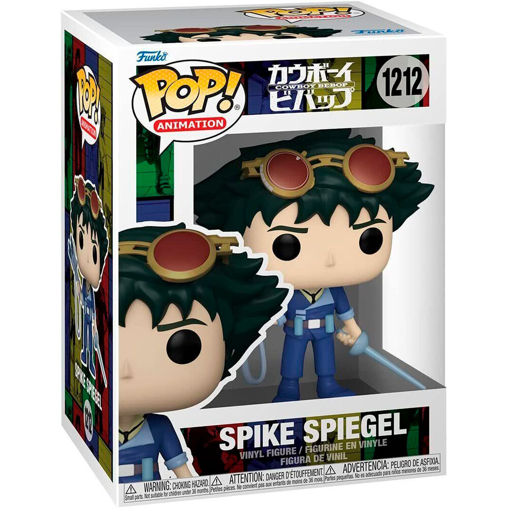 Figurine Funko POP de Spike Spiegel de Cowboy Bebop en vinyle de 9 cm dans sa boîte vitrine