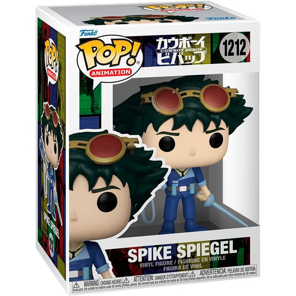 Figurine Funko POP de Spike Spiegel de Cowboy Bebop en vinyle de 9 cm dans sa boîte vitrine