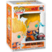 Vue rapprochée de la figurine Funko POP exclusive Goku Super Saiyan avec détails précis et couleurs vives