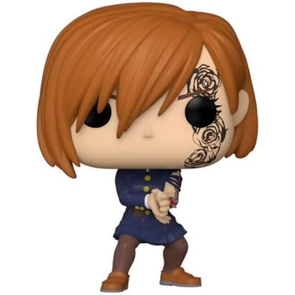Packaging original de la figurine Funko POP Nobara Kugisaki exclusive, avec logo Jujutsu Kaisen et design coloré