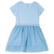 Détail de la texture douce en coton de la robe Bluey CERDÁ, idéale pour le confort des enfants