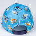 Profil latéral de la casquette Bluey CERDÁ montrant le design coloré et détails couture