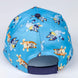 Profil latéral de la casquette Bluey CERDÁ montrant le design coloré et détails couture