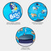Détail de l'arrière de la casquette Bluey CERDÁ avec réglage de taille et logo imprimé