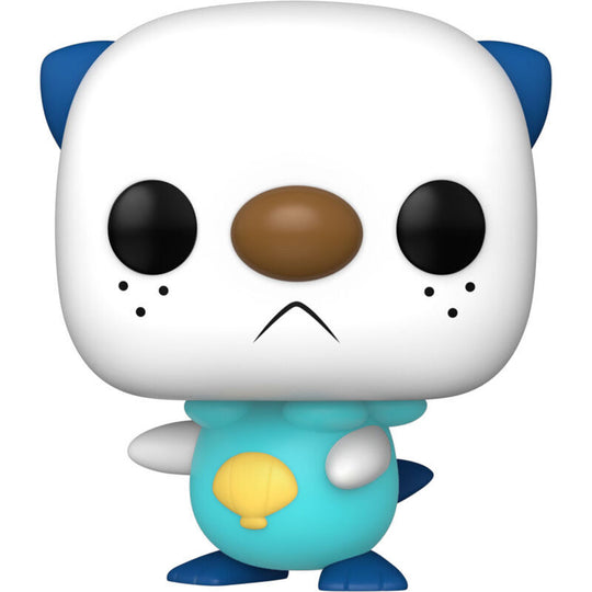 Figurine Funko POP Oshawott de 9 cm en vinyle avec sa boîte vitrine transparente, vue avant