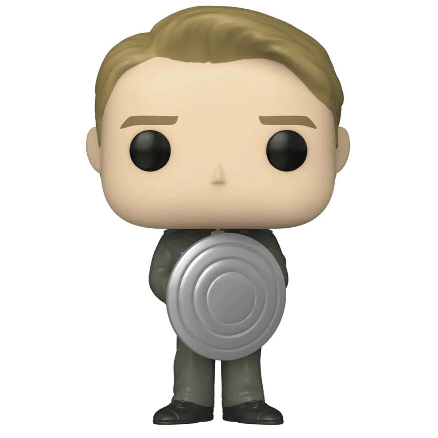 Figurine Funko POP Captain America Marvel exclusive en vinyle de 9 cm dans sa boîte fenêtre