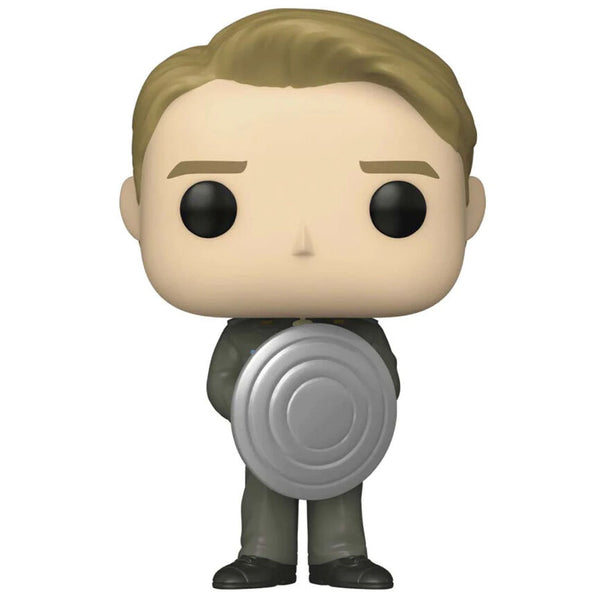 Figurine Funko POP Captain America Marvel exclusive en vinyle de 9 cm dans sa boîte fenêtre