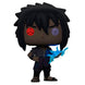 Figurine Funko POP Sasuke Chase exclusive de Naruto Shippuden présentée dans une boîte vitrine transparente de 9 cm