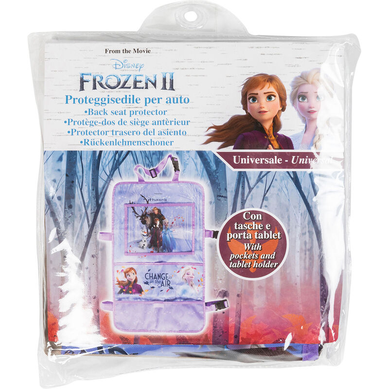 Plan rapproché des matériaux résistants et des coutures de l'organisateur Disney Frozen