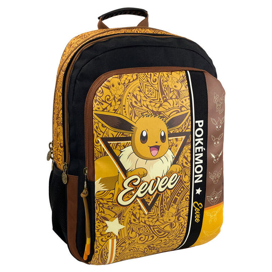 Détail des bretelles rembourrées et ergonomiques du sac à dos Pokémon Eevee pour un confort optimal