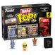 Blister contenant 4 figurines Bitty POP Nightmare Bonnie de Five Nights at Freddy's dans leur emballage rigide FUNKO