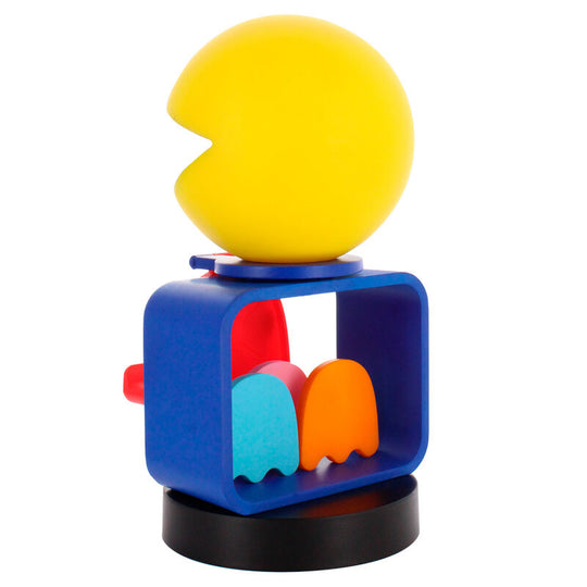 Image rapprochée du design rétro Pac Man du support clip 20cm