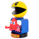 Détail du clip Pac Man fixé sur un bureau avec une manette Xbox Series