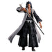 Figurine articulée Kenpachi Zaraki en tenue de combat de Bleach, vue de face, haute précision des détails.