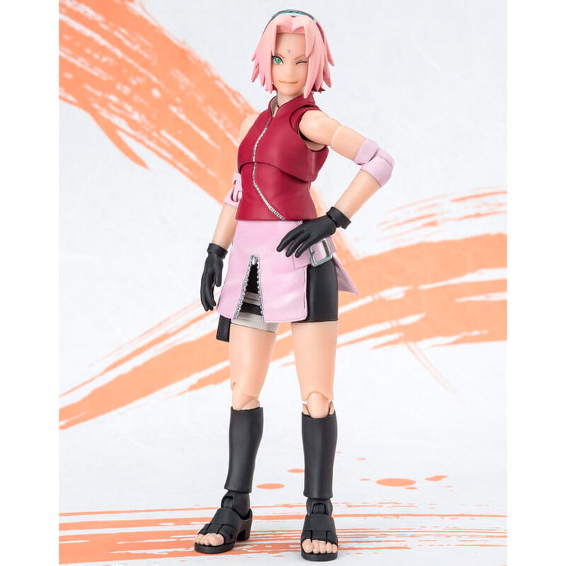 Packaging officiel de la figurine Sakura Haruno Naruto Shippuden S.H. Figuarts 14 cm