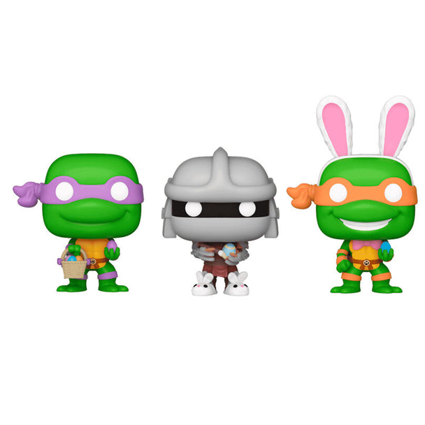 Zoom sur la figurine Funko Carrot Pocket POP de Michelangelo des Tortues Ninja avec détails colorés