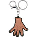 Porte-clés Wednesday Thing KARACTERMANIA avec design détaillé sur fond blanc