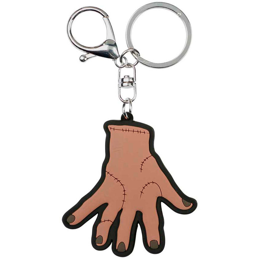 Porte-clés Wednesday Thing KARACTERMANIA avec design détaillé sur fond blanc