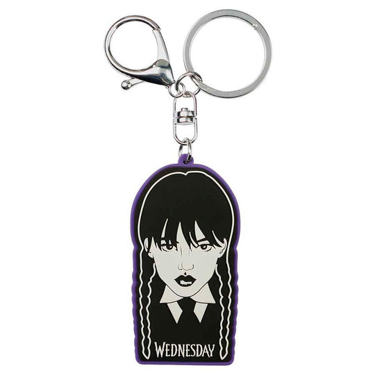 Porte-clés tressé Wednesday de KARACTERMANIA, vue rapprochée sur le design et les détails.
