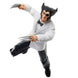 Vue latérale de la figurine Wolverine Marvel Legends avec griffes métalliques