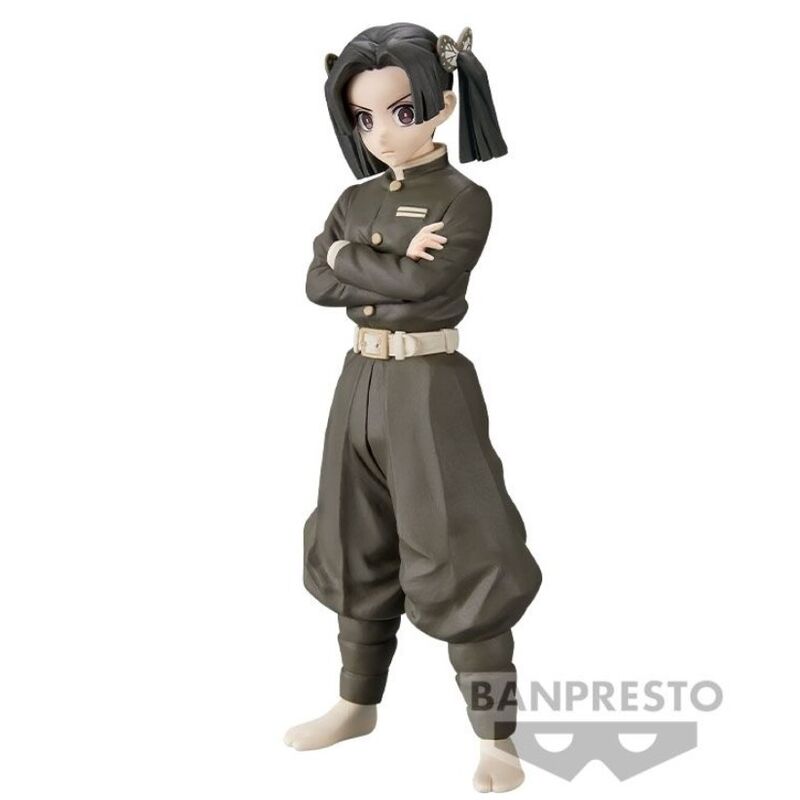 Vue arrière de la figurine Aoi Kanzaki Demon Slayer montrant les détails du costume