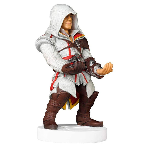 Support câble EXQUISITE GAMING avec figurine Ezio, compatible manettes PS5 et Xbox