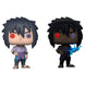 Figurine Funko POP Sasuke Naruto Shippuden de 9 cm dans sa boîte vitrine officielle FUNKO