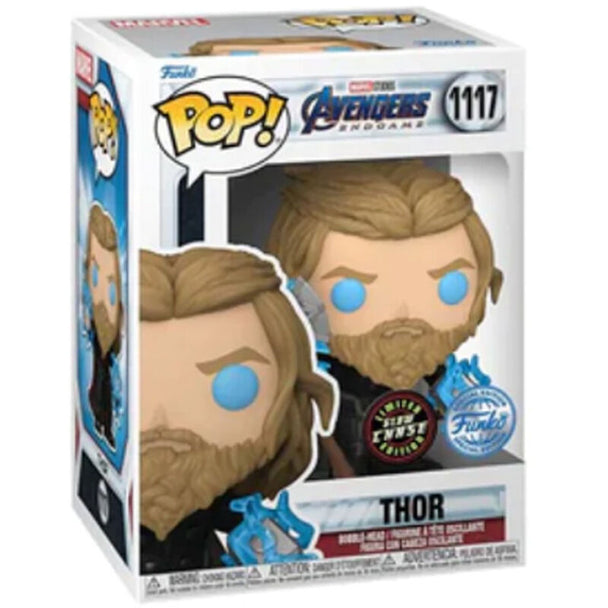 Figurine Funko POP Thor exclusive Chase Avengers Endgame en vinyle de 9 cm avec boîte vitrine