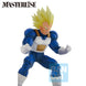 Profil gauche de la figurine Vegeta Banpresto Ichibansho 22cm en position dynamique