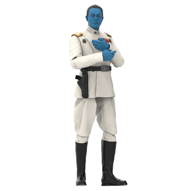 Figurine Grand Admiral Thrawn 15 cm en position dynamique sur fond neutre
